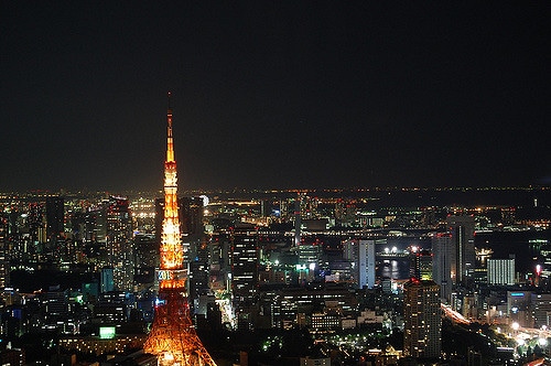 Tokyo de noche desde Roppongi hills